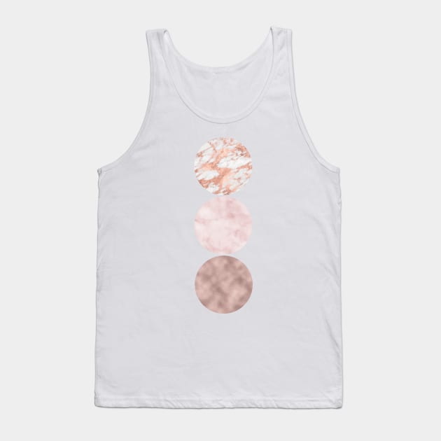 Rose grunge - circles II Tank Top by peggieprints